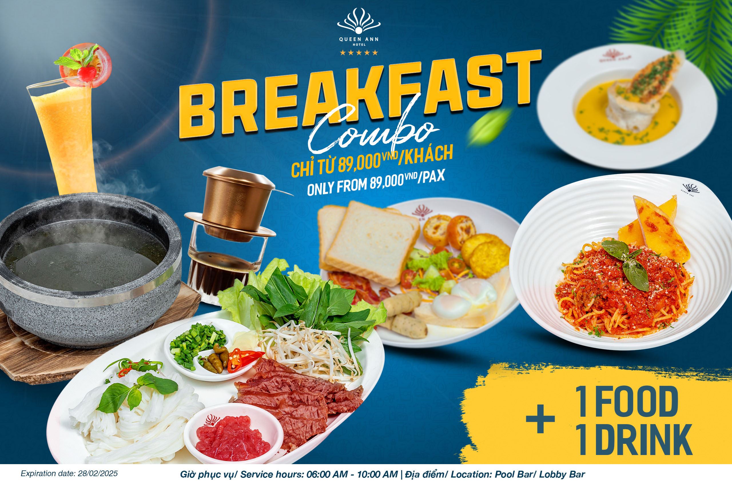 BREAKFAST COMBO - SỰ LỰA CHỌN HOÀN HẢO CHO NGÀY MỚI NĂNG ĐỘNG 